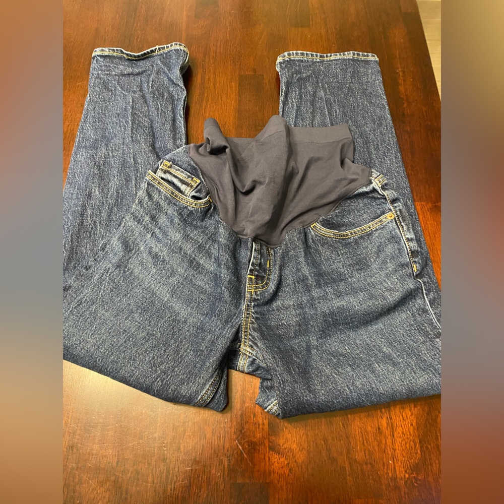 Maternity Boyfriend Jean Dark Wash